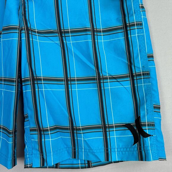 Hurley Puerto Rico Men’s 30 Board Shorts Plaid No Stretch - Picture 6 of 9